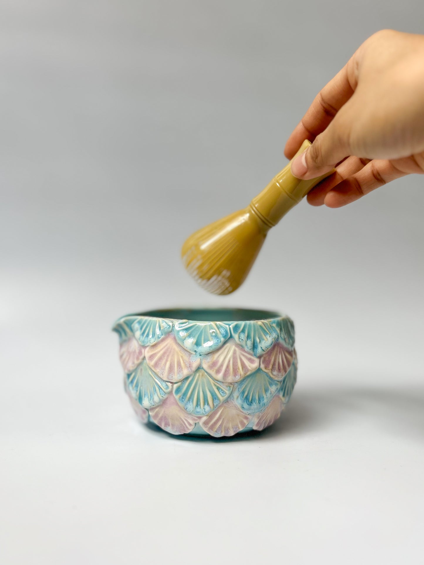 Azure Lilac Matcha Bowl