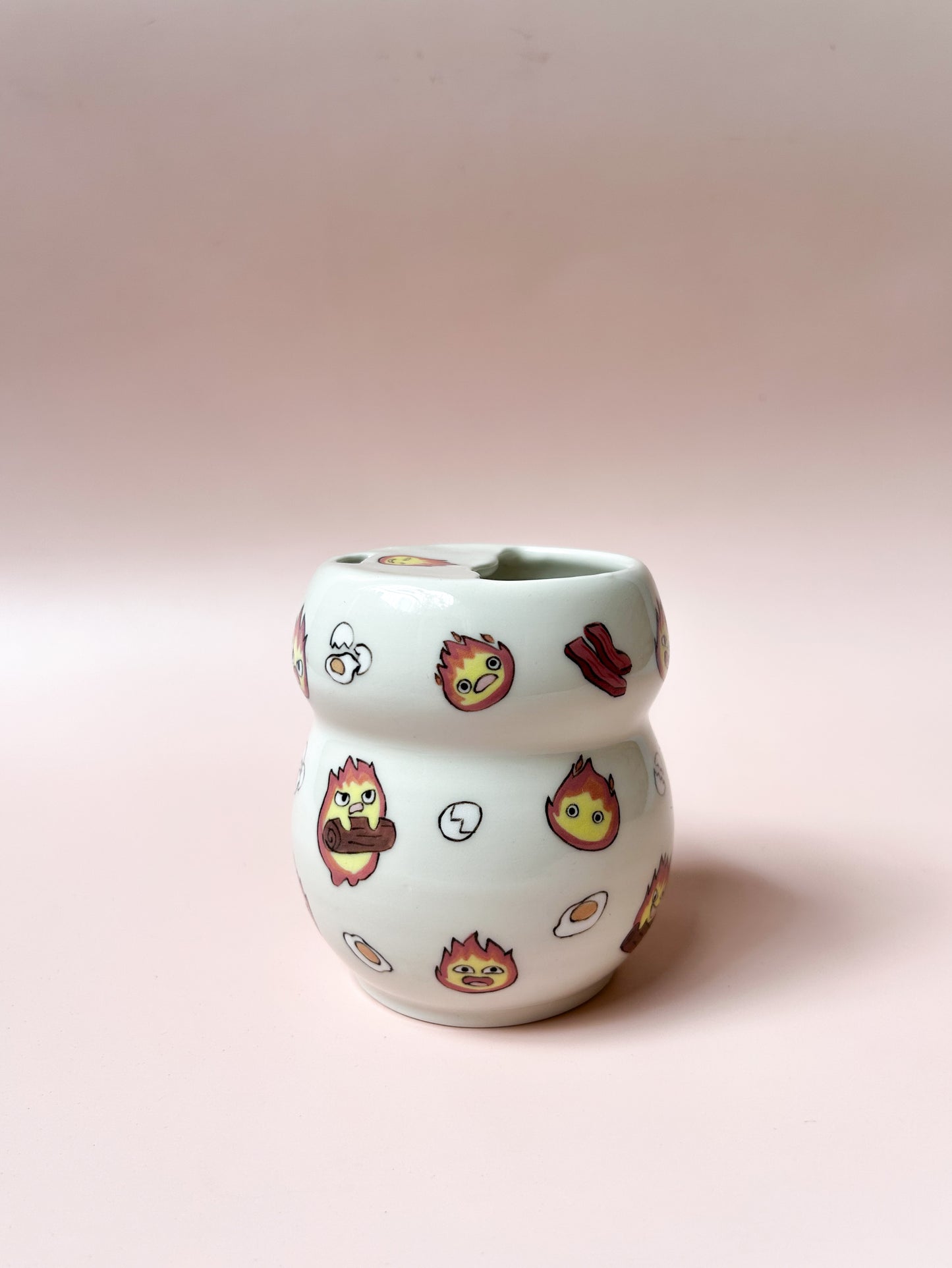 Calcifer Breakfast Sippy Cup #1 🍳