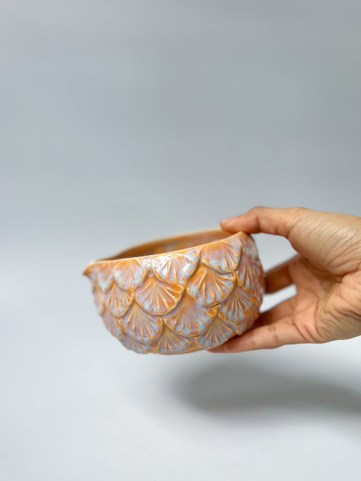 Amber Glow Matcha Bowl #2
