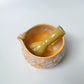Amber Glow Matcha Bowl #1