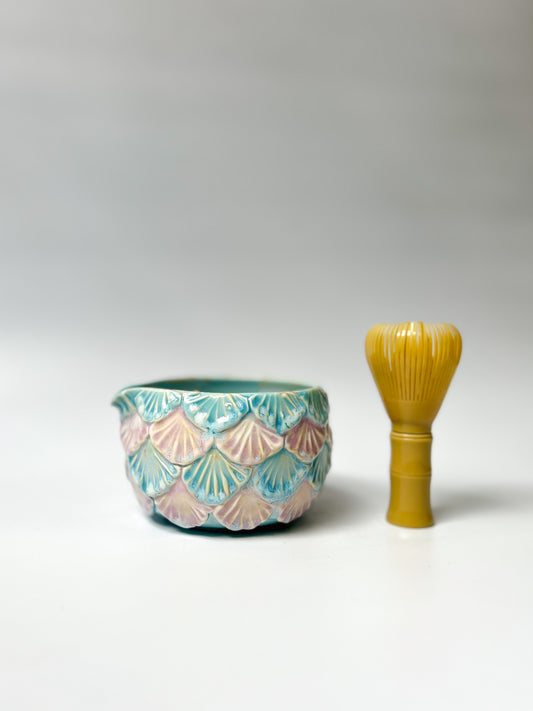 Azure Lilac Matcha Bowl