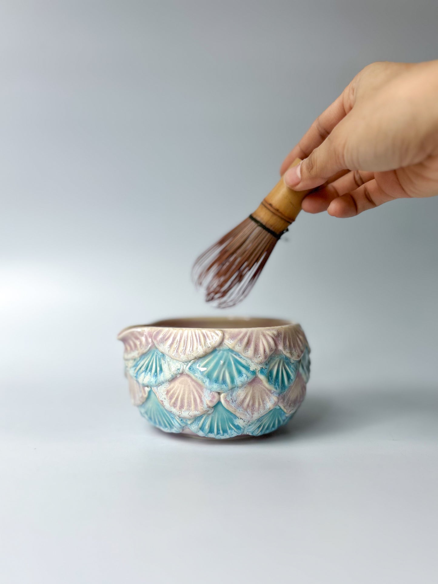 Azure Lilac Matcha Bowl