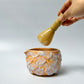 Amber Glow Matcha Bowl #1
