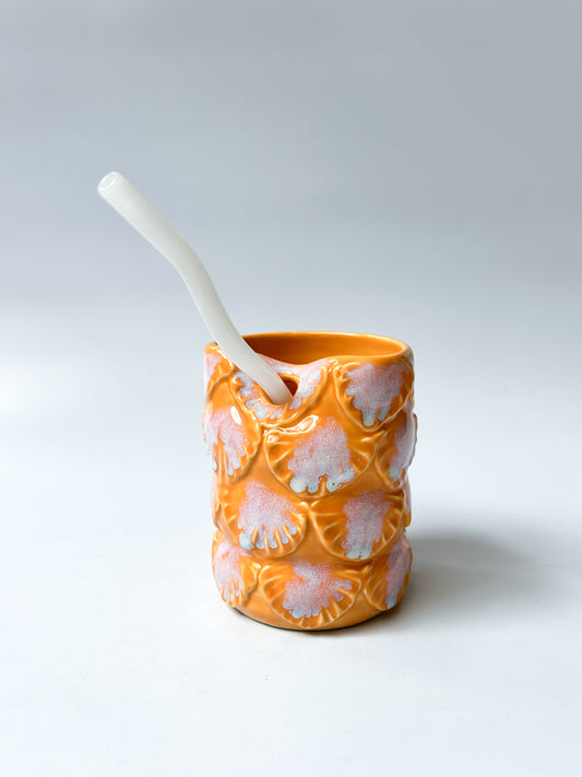 Amber Glow Straw Cup