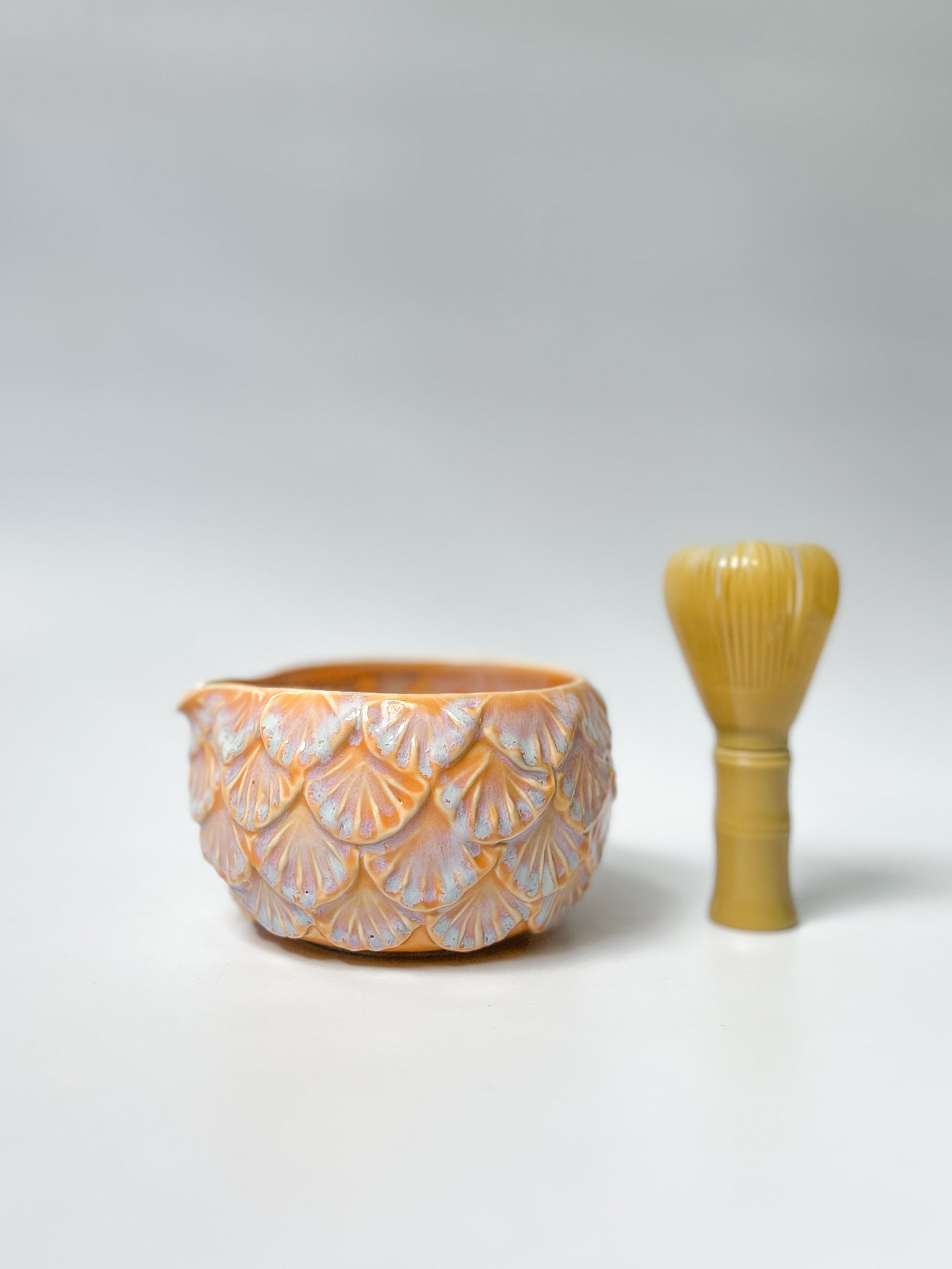 Amber Glow Matcha Bowl #2