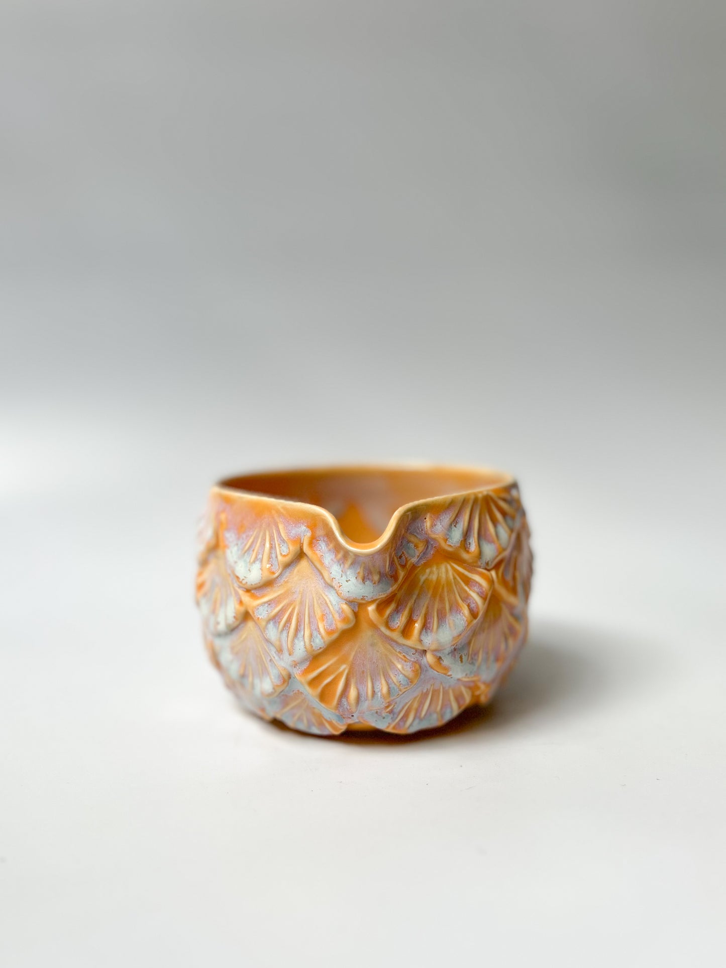 Amber Glow Matcha Bowl #1